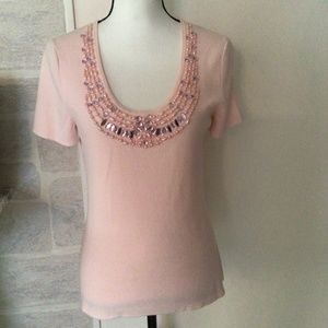 Pink knited top